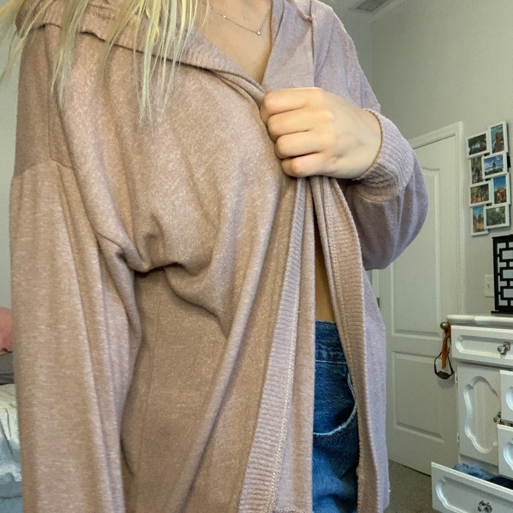 Pink/tan jacket/cardigan